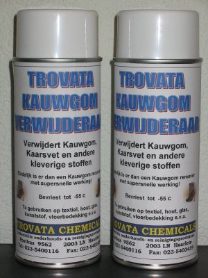 Kauwgomverwijderaar Trovata Chemicals